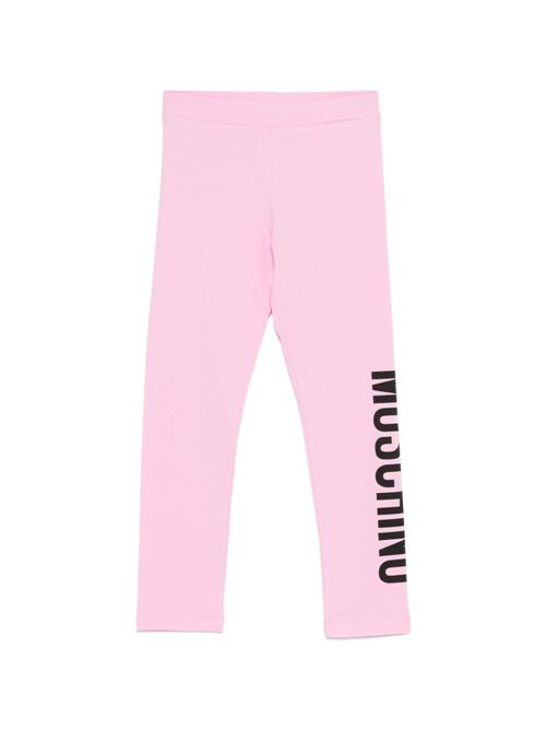 Leggings bambina Moschino basic rosa MOSCHINO KID-TEEN | HDP075LBA0051473